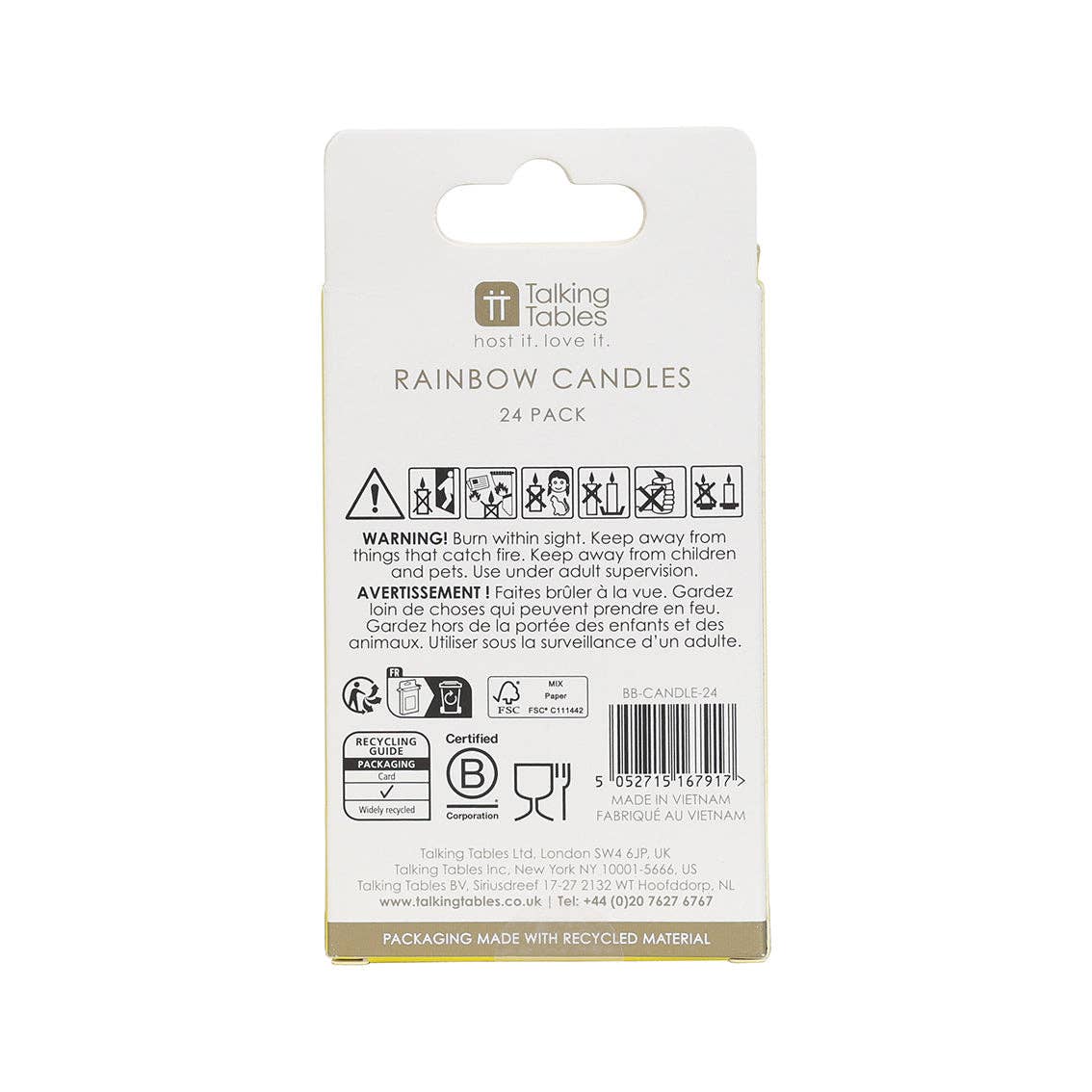 Kakelys Regnbue – produktbilde