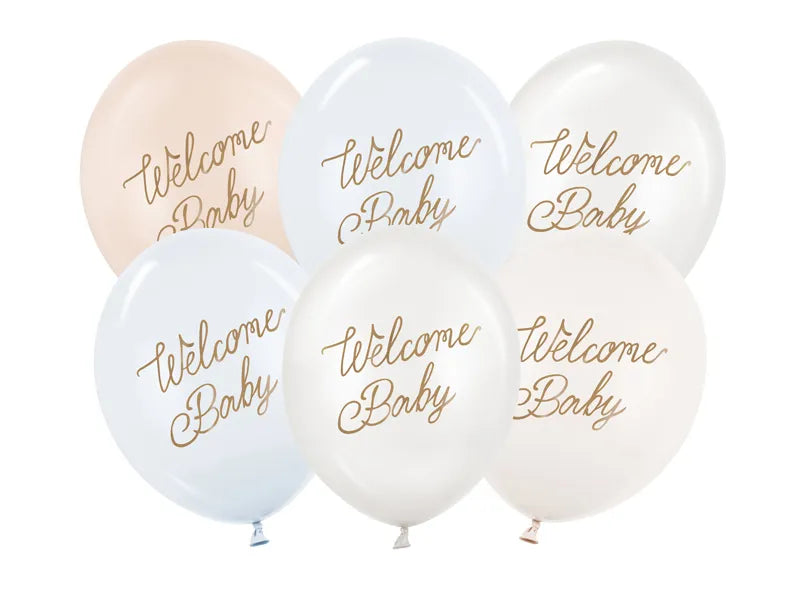 Welcome Baby Ballonger - Blå