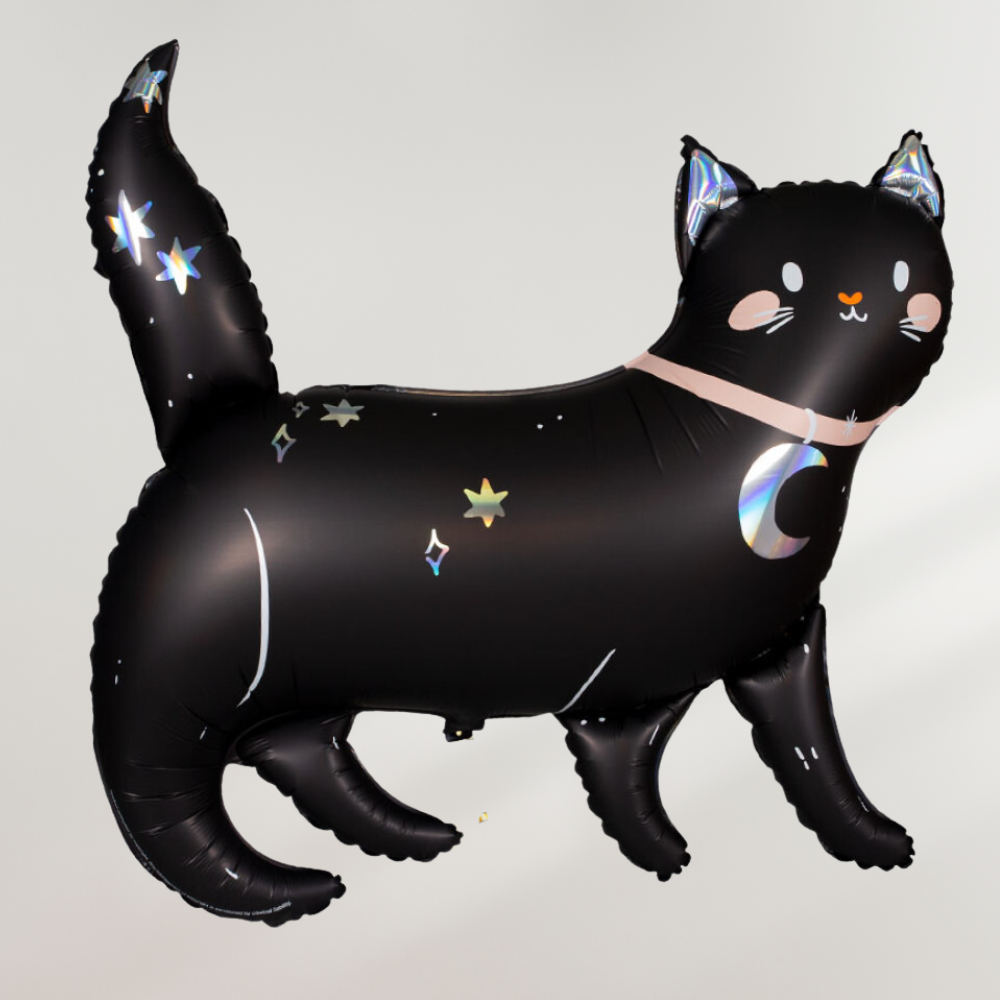 Søt Halloween Katt Ballong