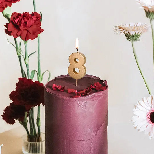 Kakelys Gull Nummer - 4,5 cm