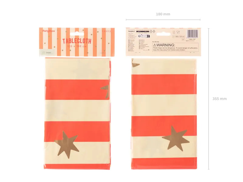 Papirduk Stjerner og Striper - 180x120 cm – bilde 3