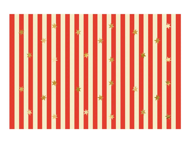 Papirduk Stjerner og Striper - 180x120 cm
