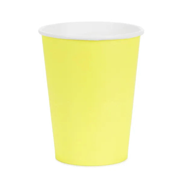 Papirkopp Gul 250 ml - 6 stk