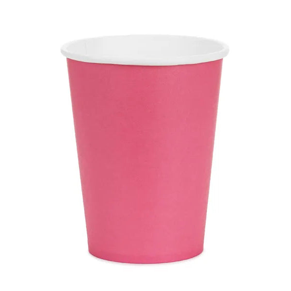 Papirkopp Mørk Rosa 250 ml - 6 stk