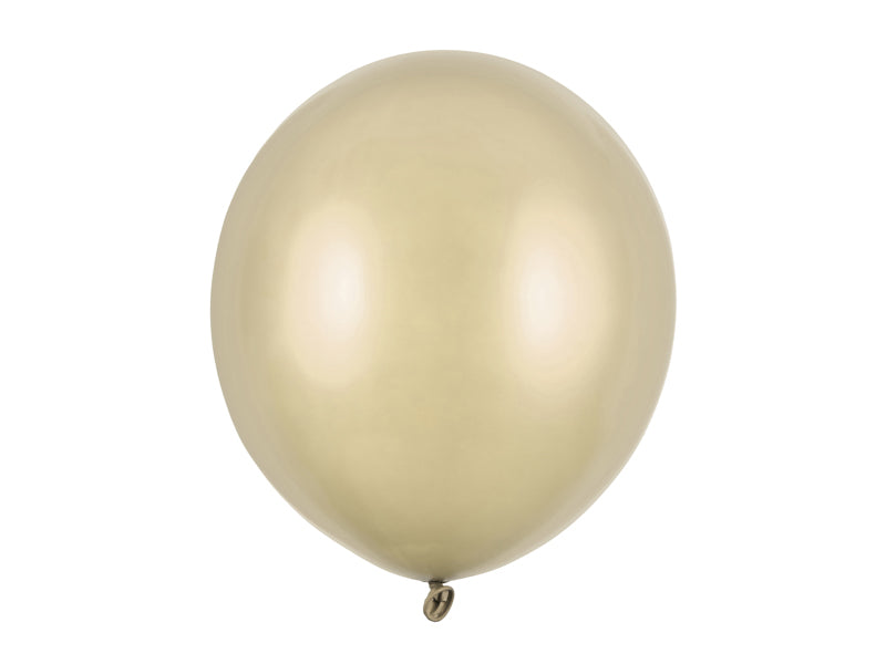 Lateksballonger Kald Gull Metallic