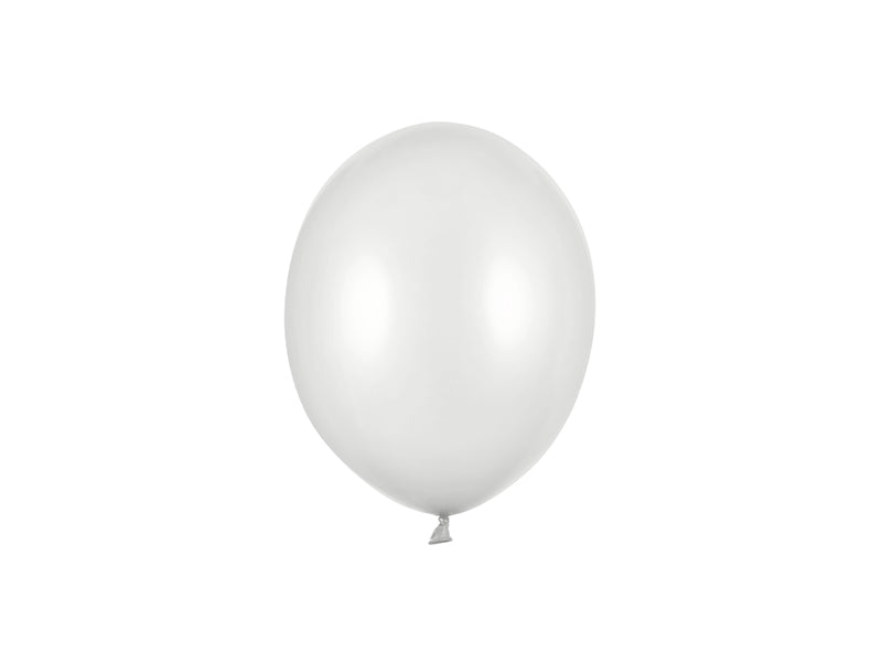 Lateksballonger Sølv Metallic
