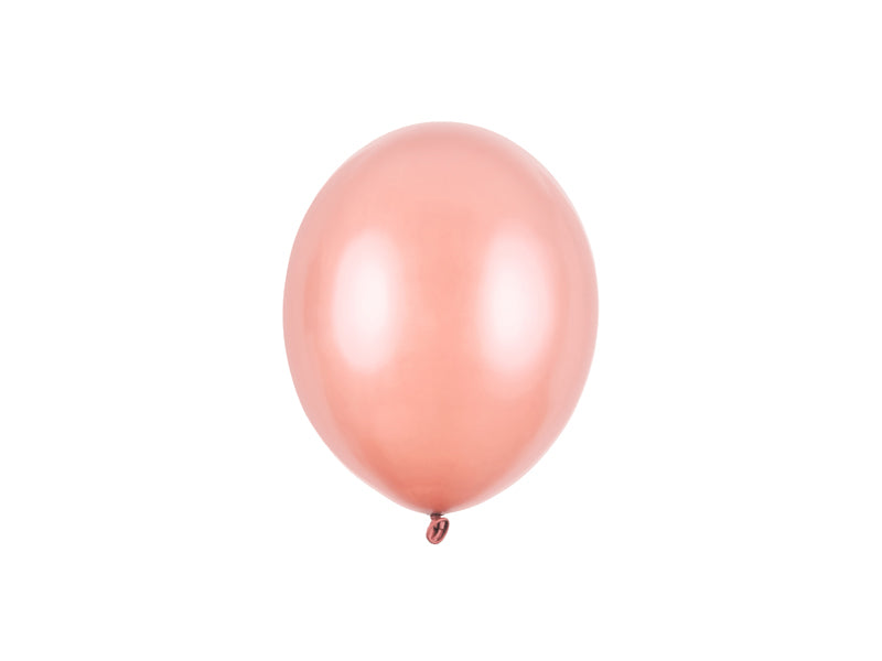 Lateksballonger Rosegull Metallic