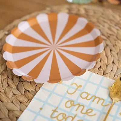 Tallerkener Striper 21 cm - 6 stk