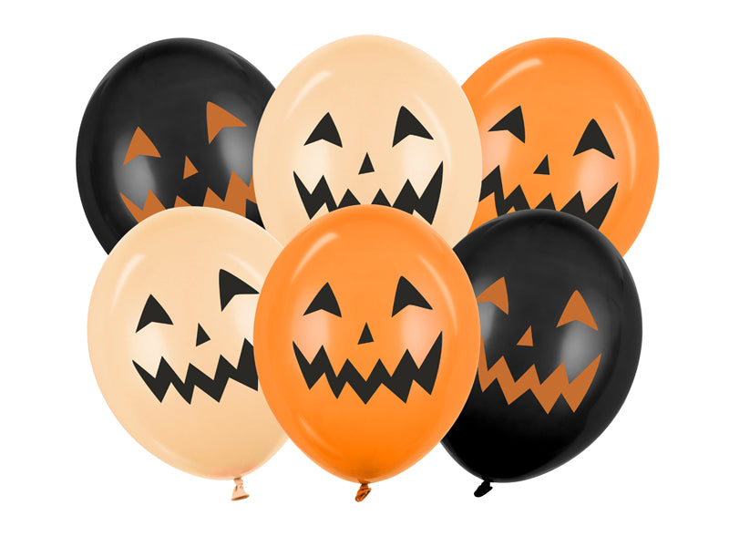 Ballonger Gresskar 30 cm - 6 stk