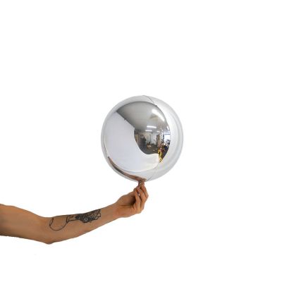Orbz folieballong sølv 25 cm