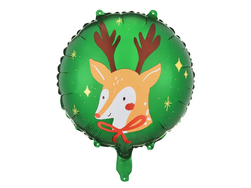 Reinsdyr Juleballong - folieballong fra PartyDeco