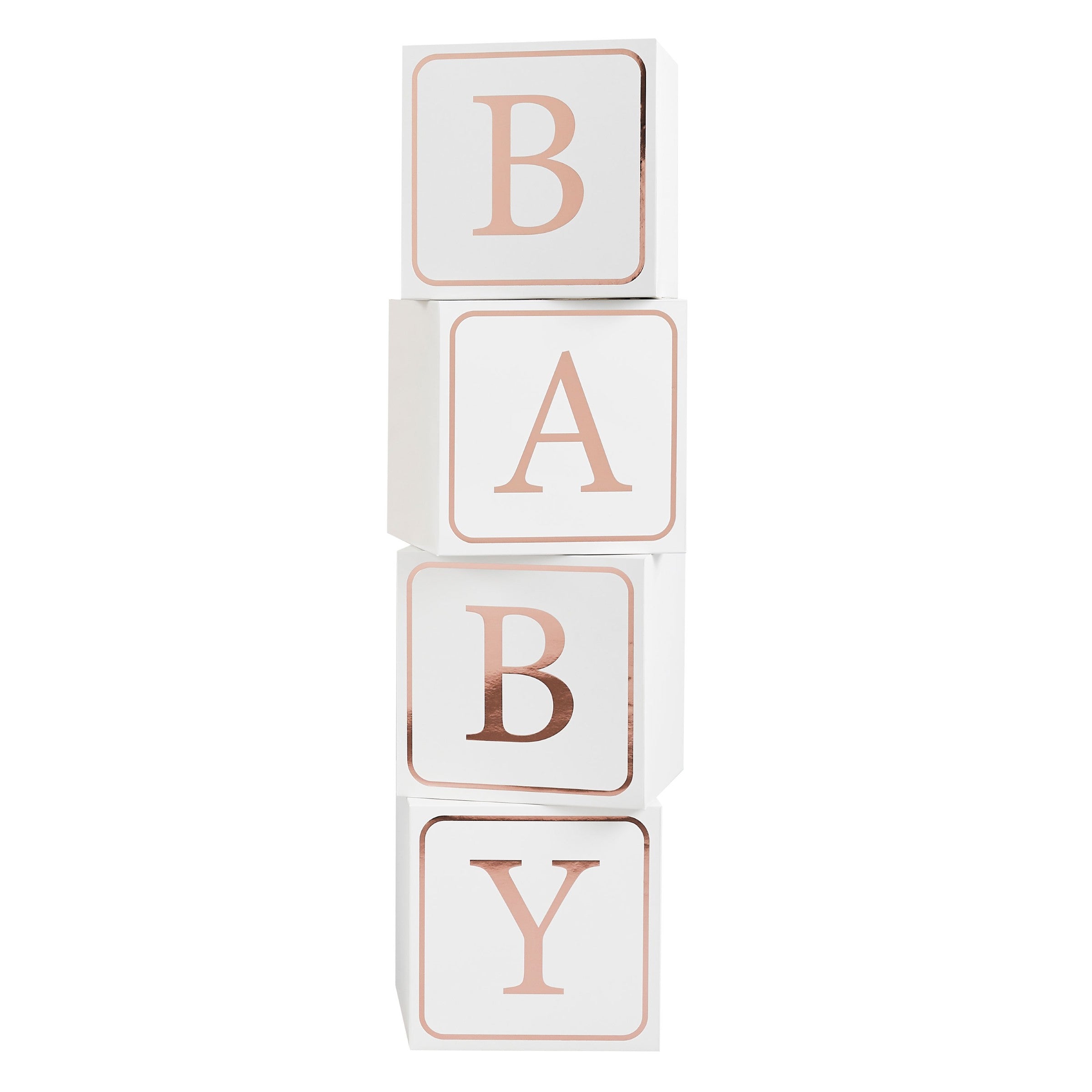 Borddekorasjon Baby Rosegull til baby shower og dåp fra Festkompaniet