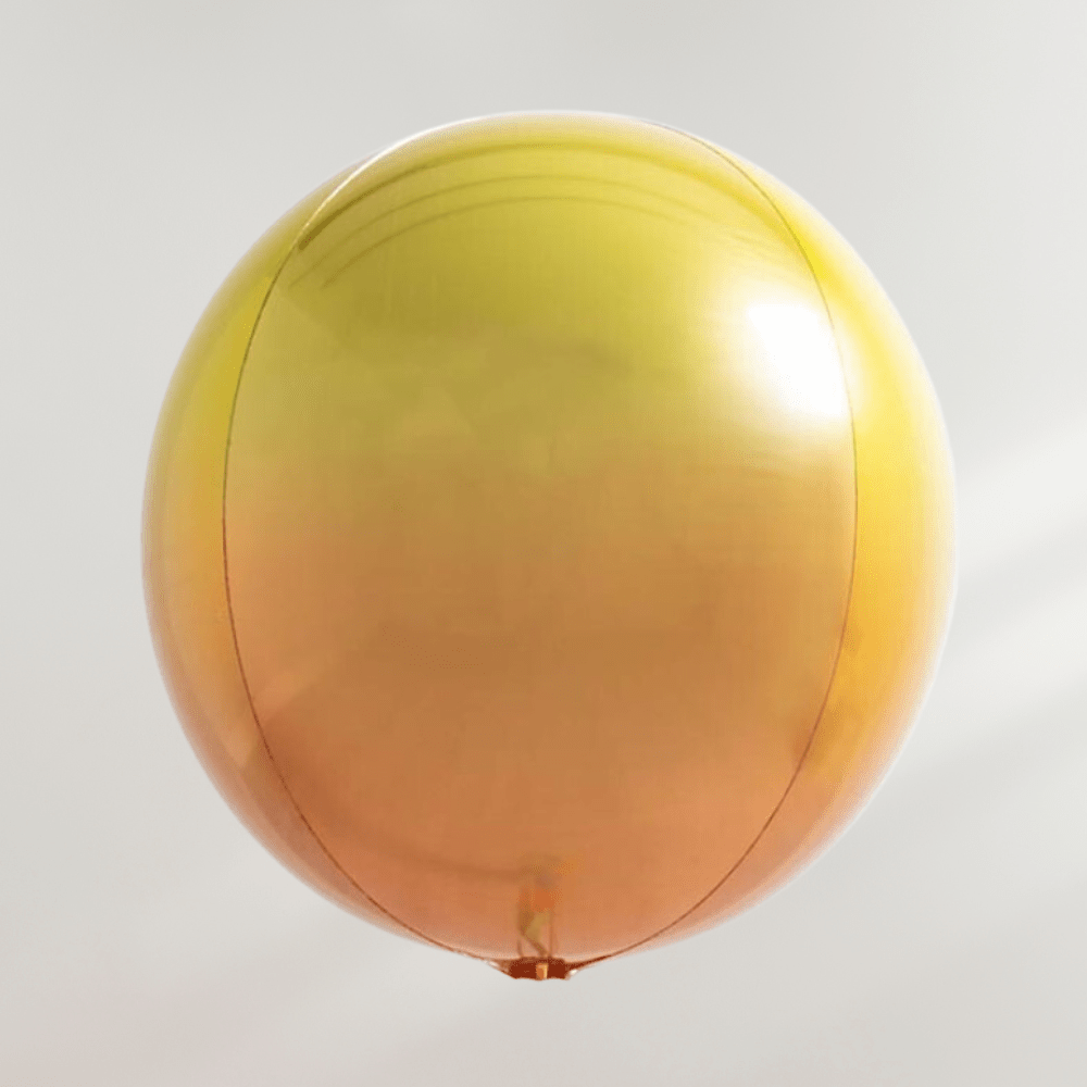 Globe Ballong Mandarin - folieballong fra Anagram