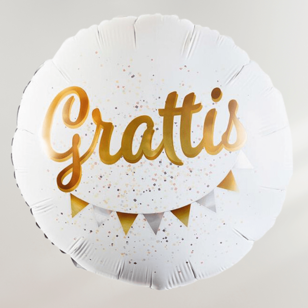 Grattis Ballong - folieballong fra Ballongkungen