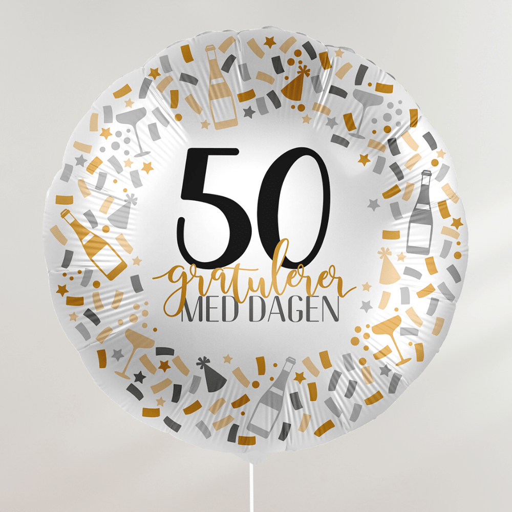 Gratulerer med dagen Ballong - Velg årstall - bilde 5