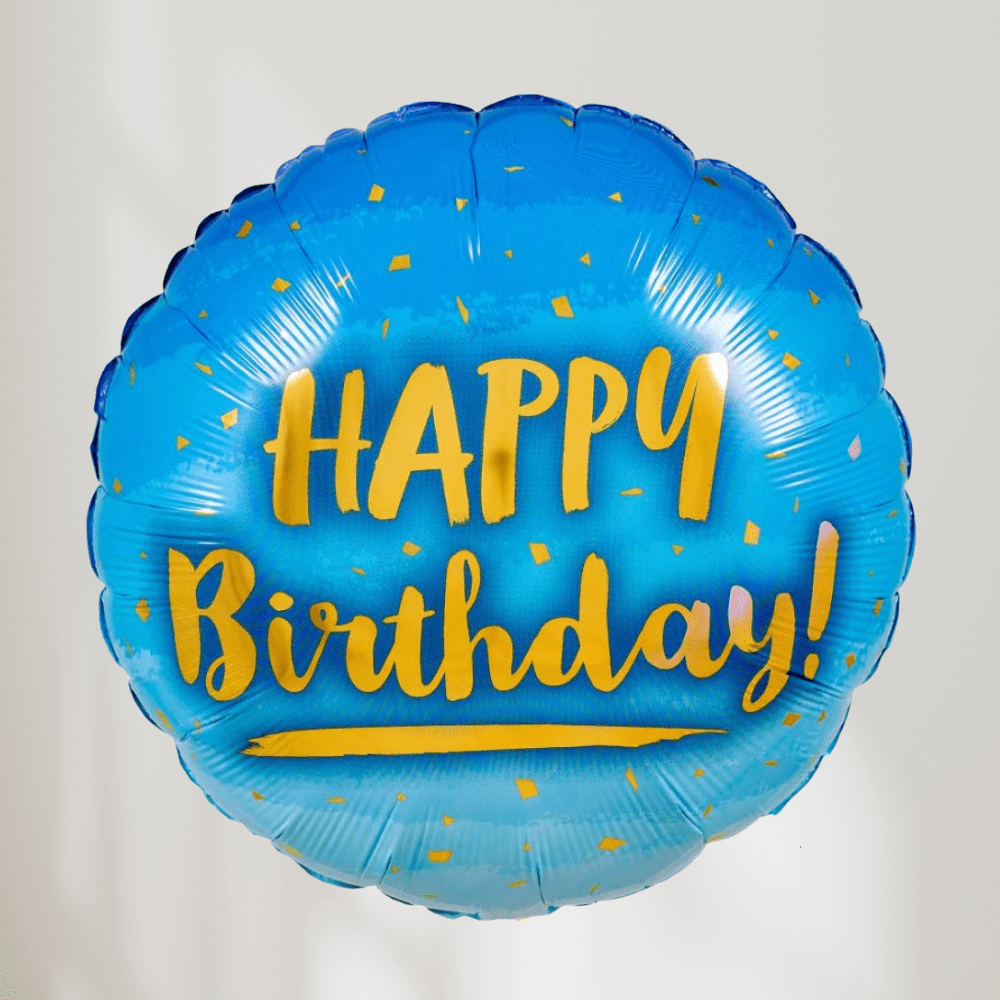 Happy Birthday Blå Ombre