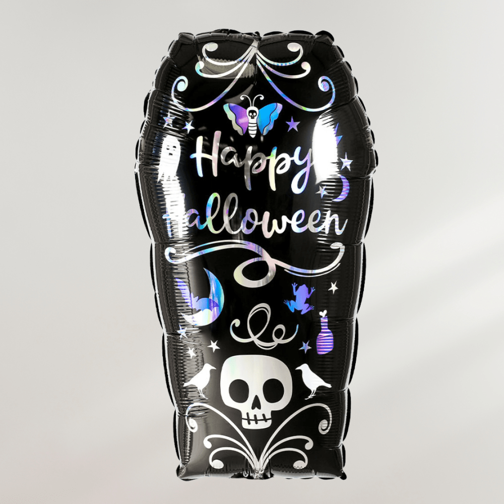 Happy Halloween Kiste Ballong - folieballong fra Anagram