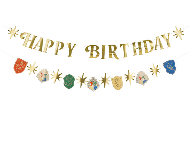 Harry Potter Banner Happy Birthday Gull 200 cm