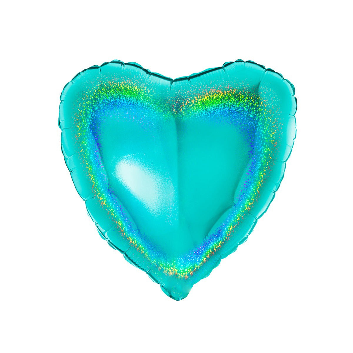 Hjerte Ballong Glitter Tiffany 46 cm fra Grabo