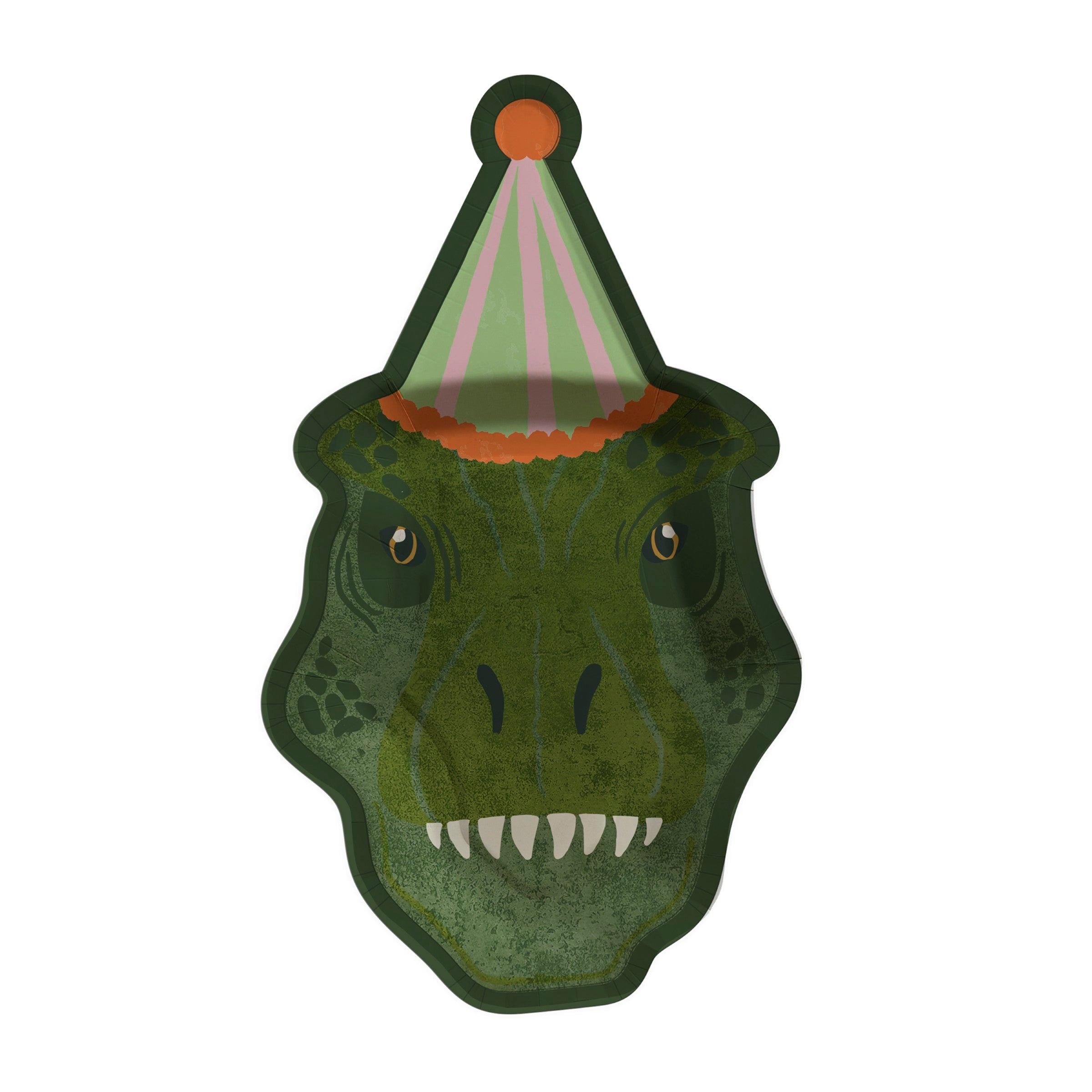 Papptallerkener Dinosaur – 8 pk til dinosaurfest fra Festkompaniet