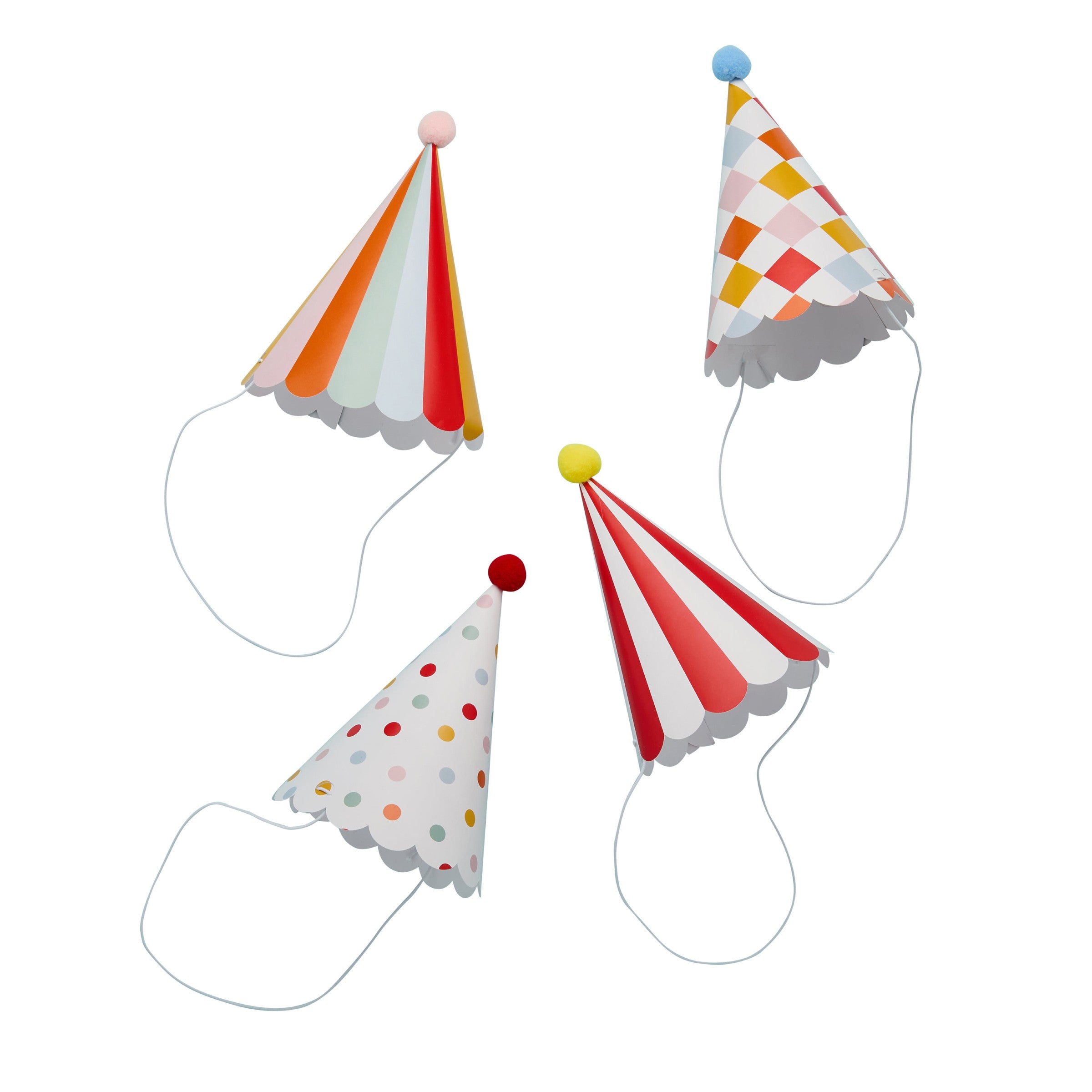 Partyhatter Sirkus – 8 pk til sirkusfest fra Festkompaniet