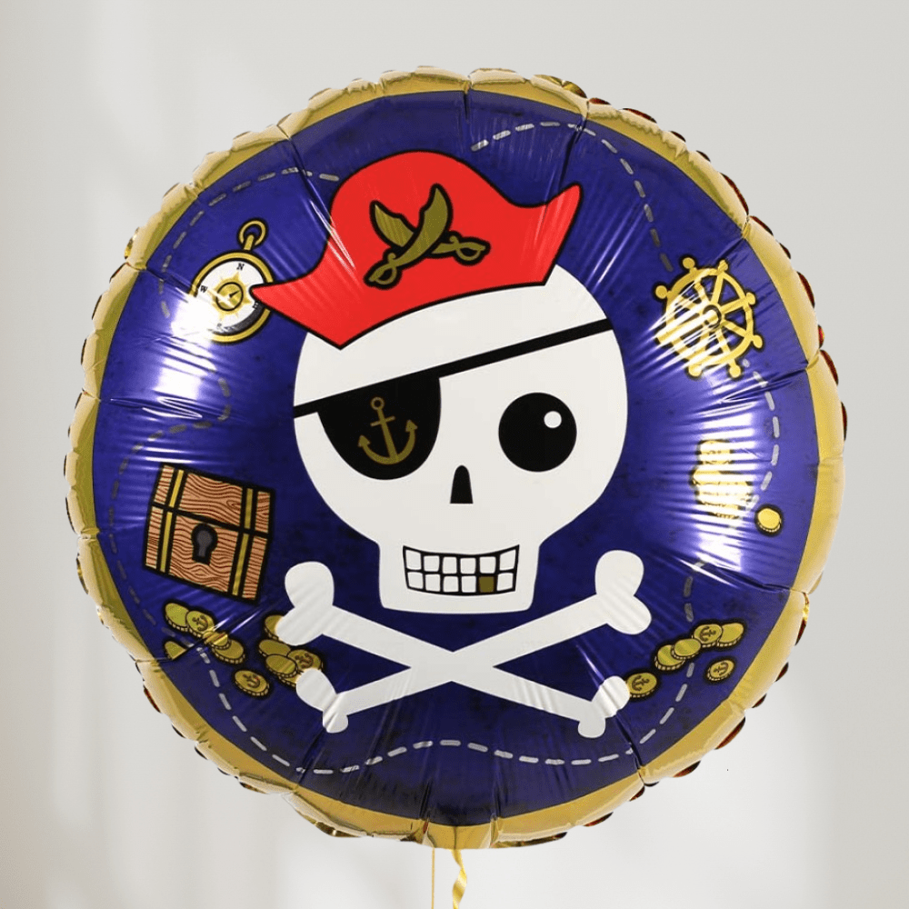 Piratballong Rund - folieballong fra Anagram