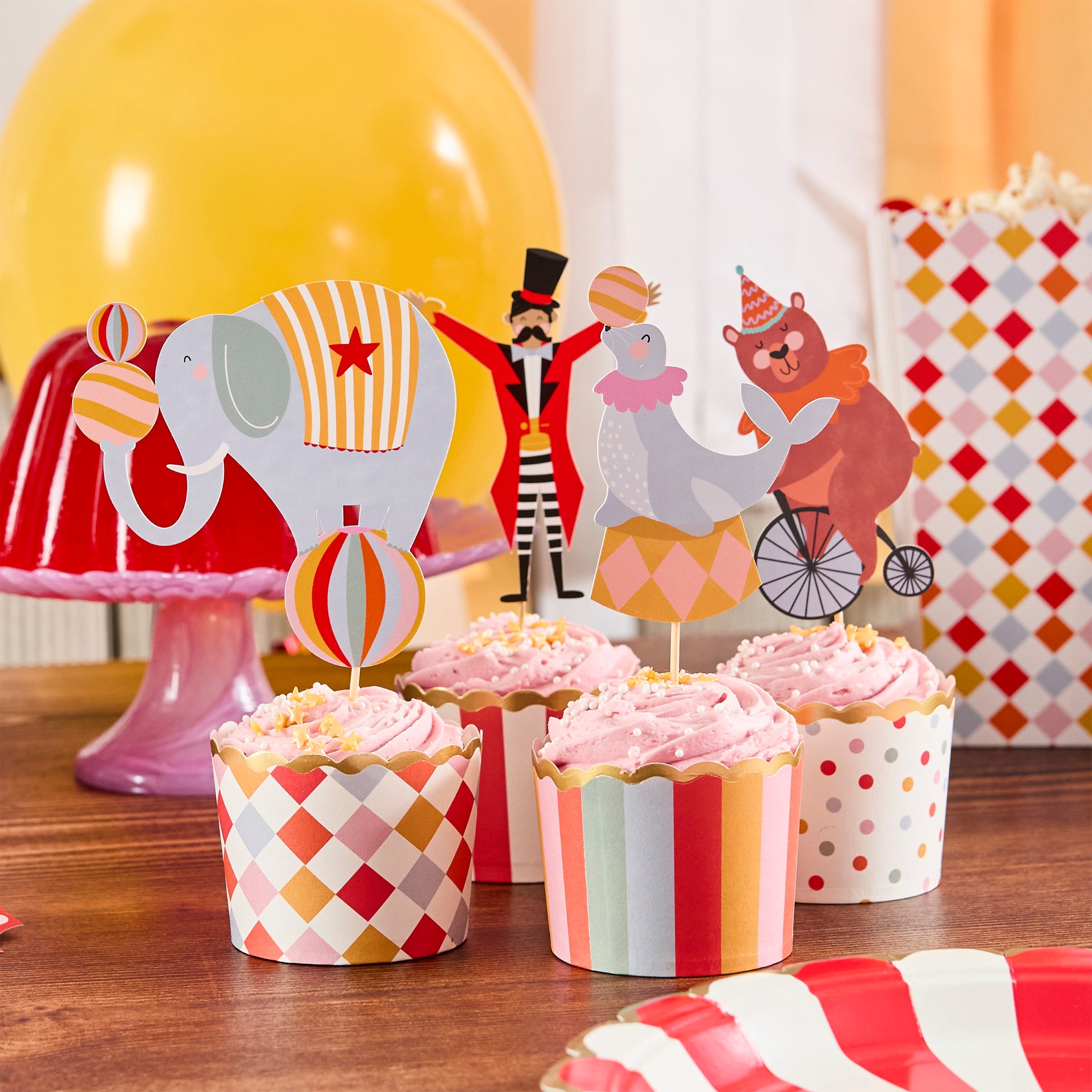 Pyntepinner Sirkus – 12 pk – stemningsbilde fra fest