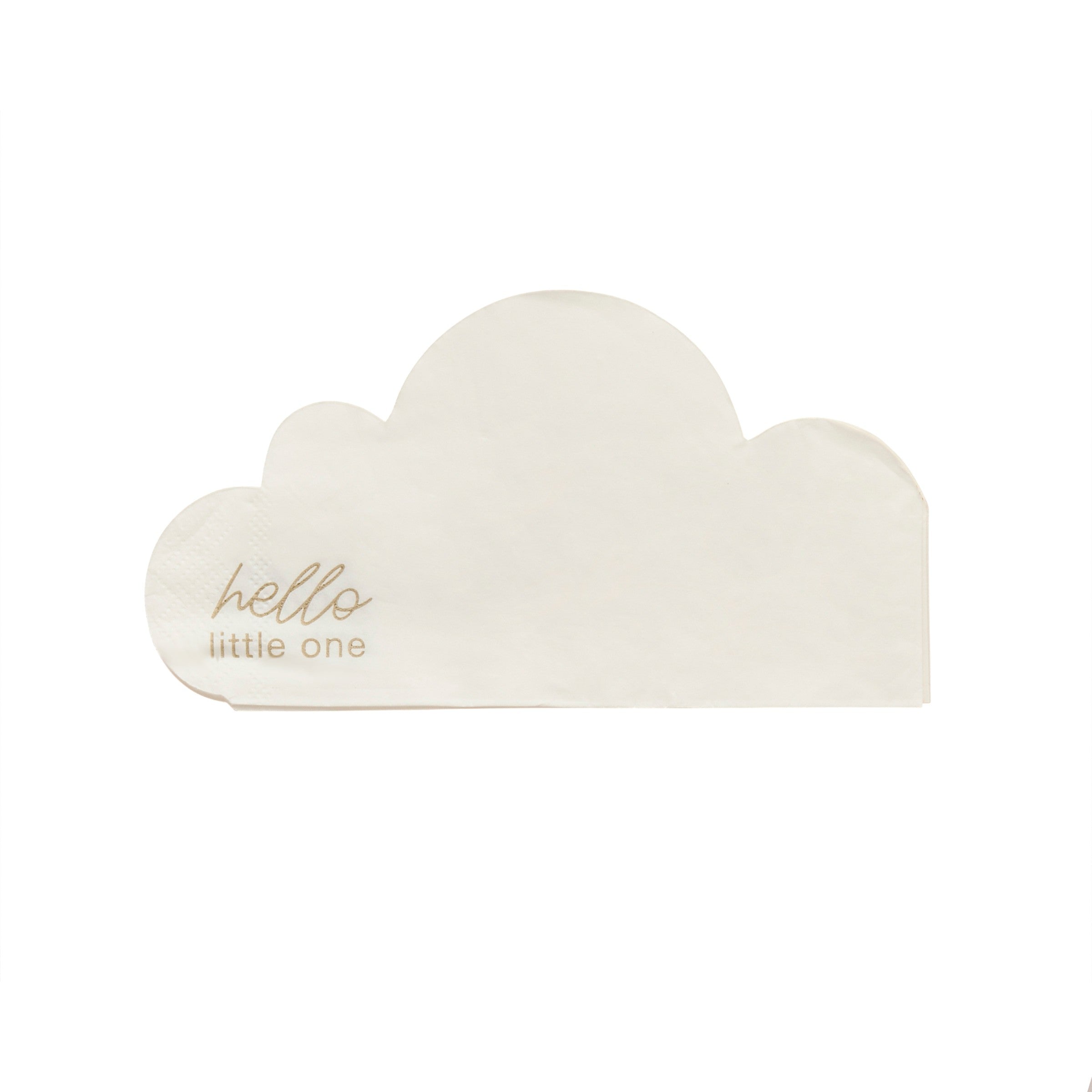Servietter Skyformet Baby Shower – 16 pk til baby shower fra Festkompaniet