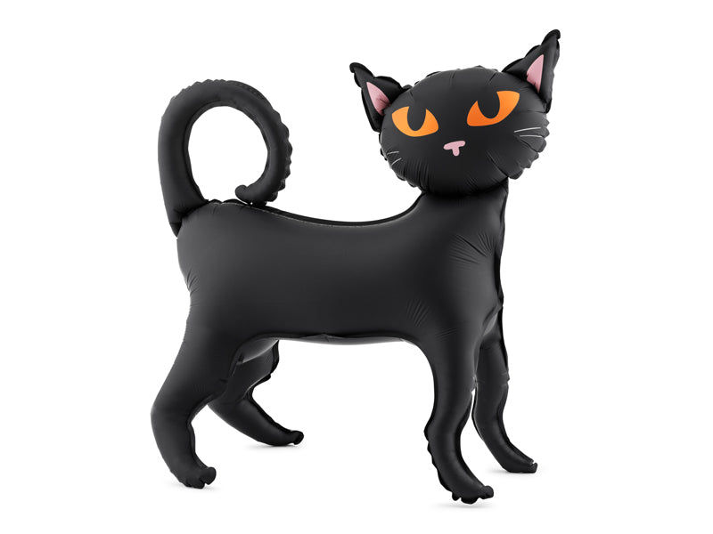 Stående Folieballong Katt Sort 45x48 cm