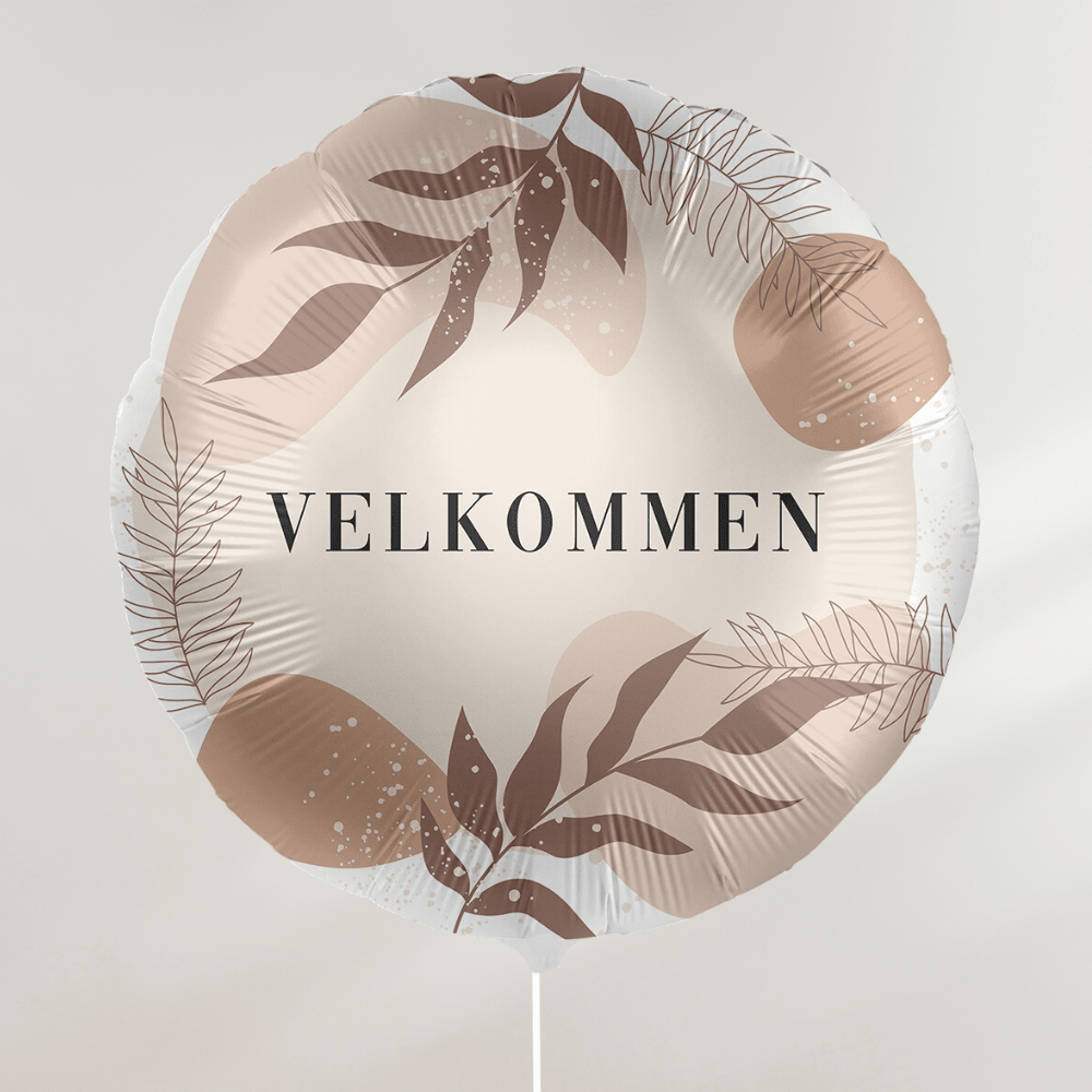 Velkommen Ballong - folieballong fra Premioloon