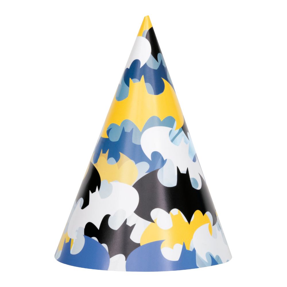 Batman Partyhatter 8 stk