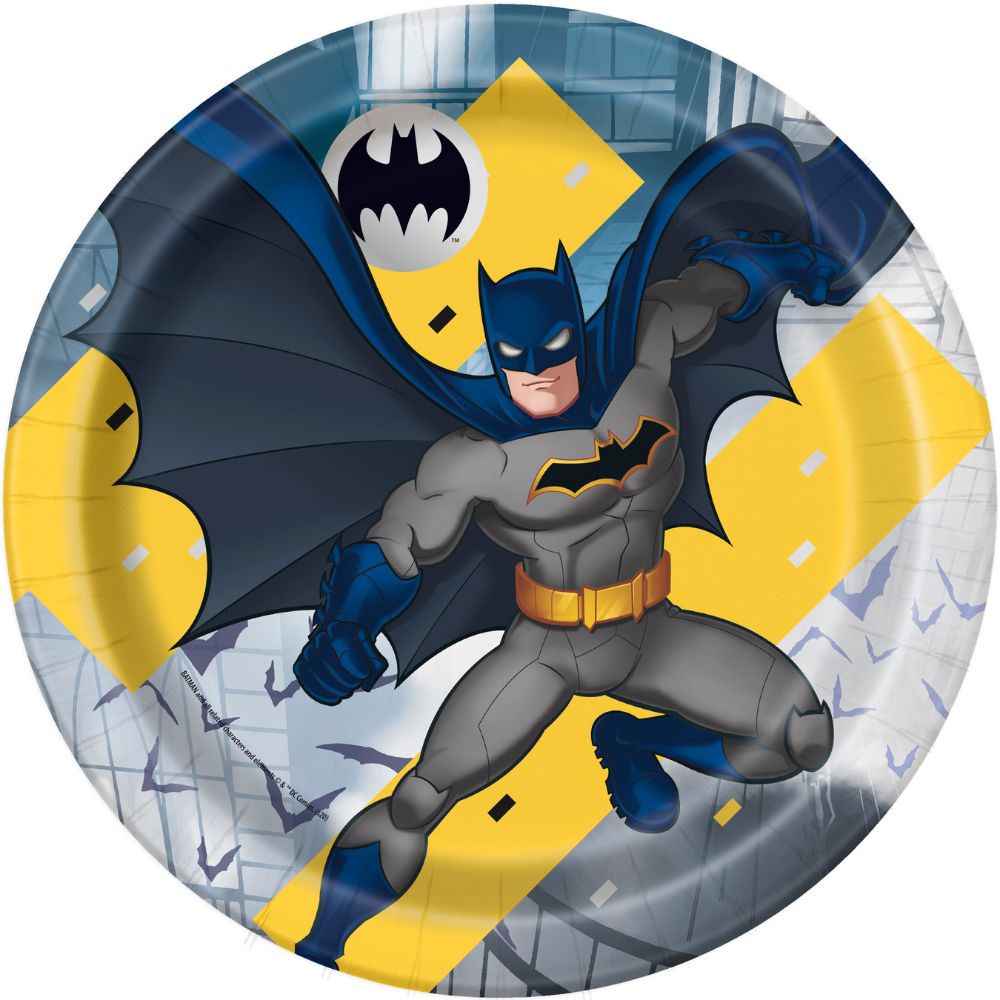 Batman Tallerken 23 cm 8 stk