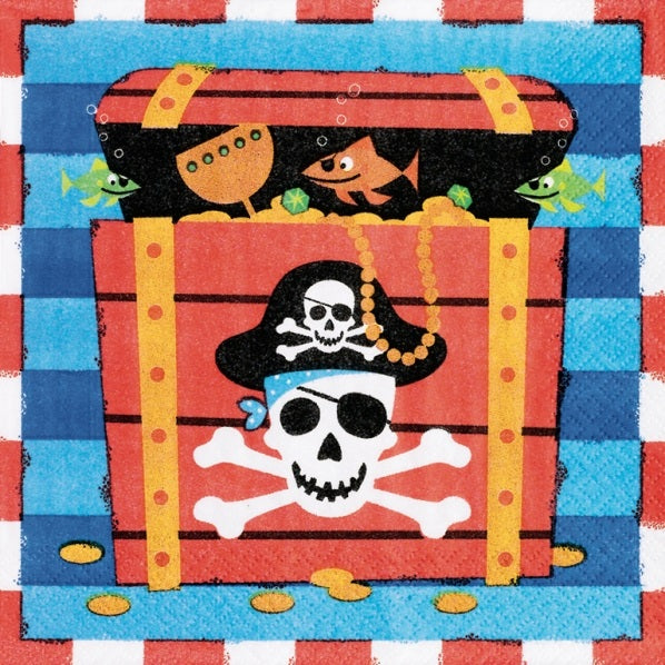 Piratparty Servietter 16stk.