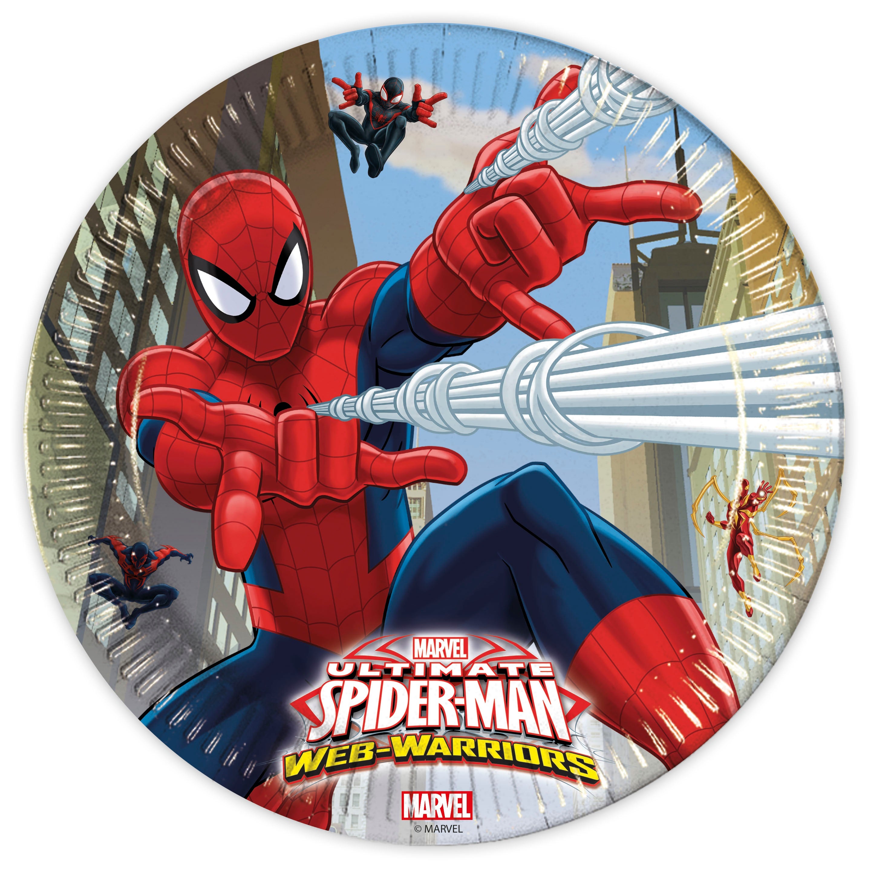Spiderman Tallerkener 8 stk.