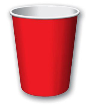 Rød kopp