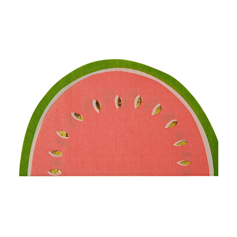 Servietter Vannmelon-formet 16 stk.