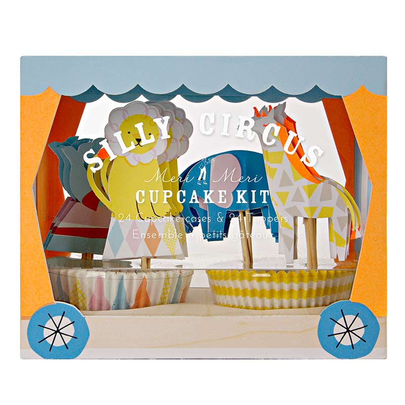 Muffinsformer Kit Silly Circus 48 deler