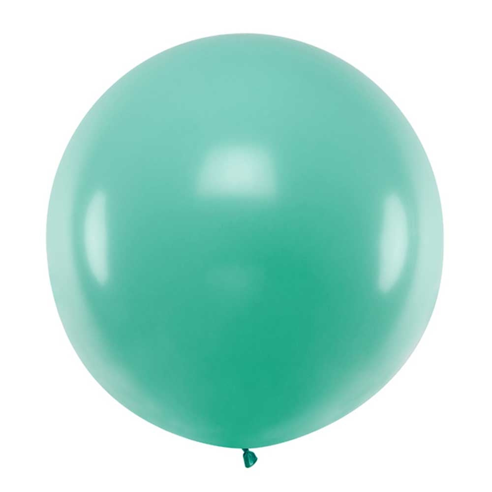 Stor Ballong Mint Grønn Pastell 1 Meter