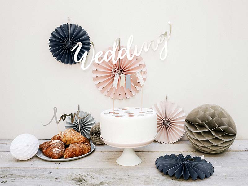 Cake Topper "Love" Sølv