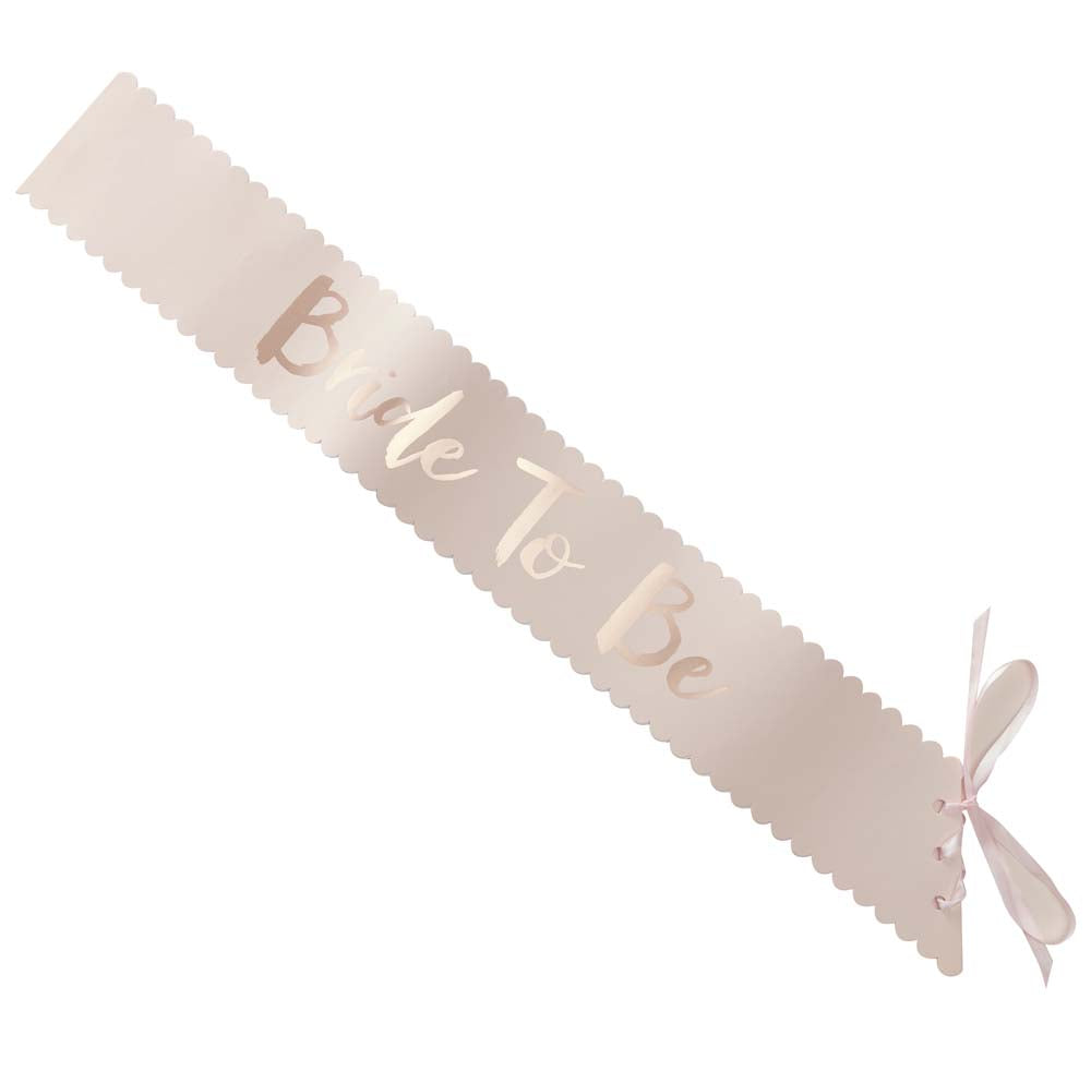 Bride To Be Sash Bånd