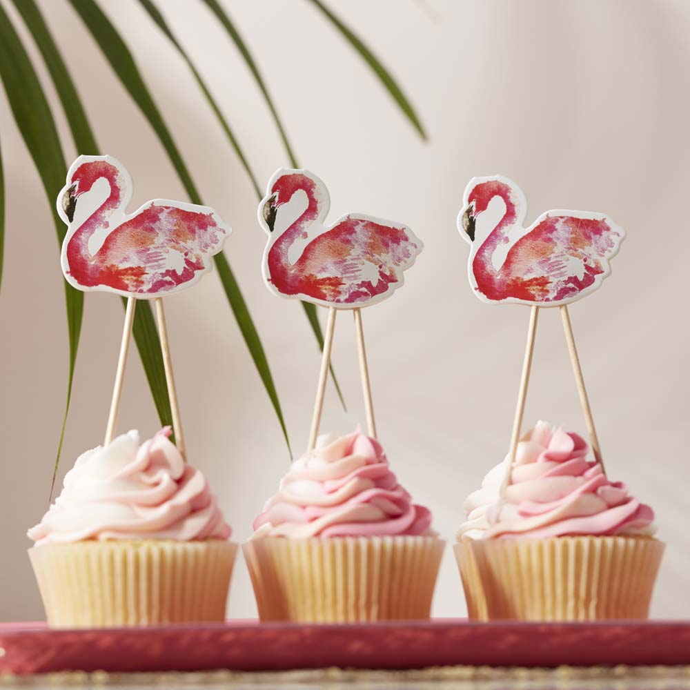 Muffinstoppers Flamingo 8 stk.
