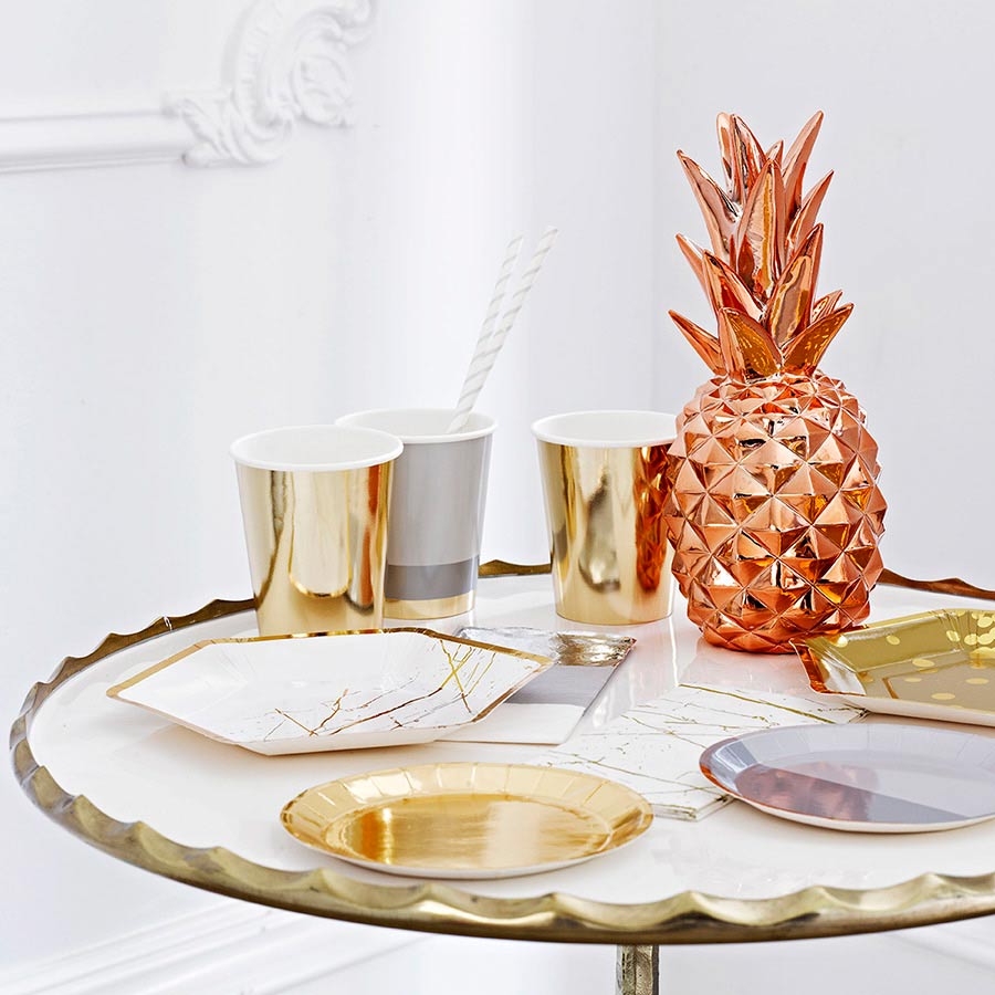 Ananas Dekorasjon Gull/Kobber