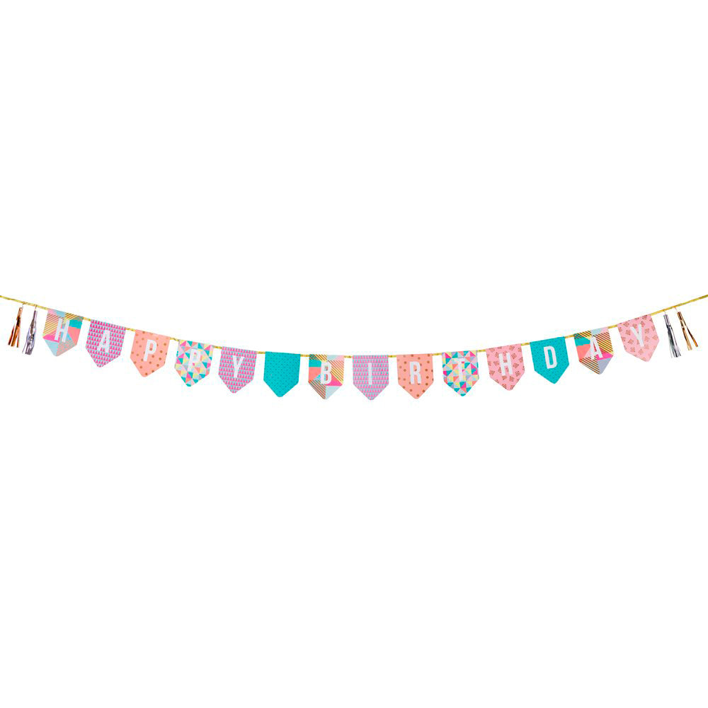 Banner "Happy Birthday" 4m