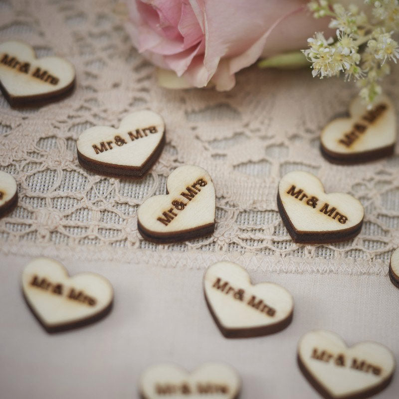 Mr and Mrs Hjerter i Tre Konfetti