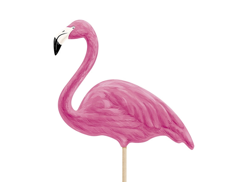 Flamingo Kaketopper 6 stk
