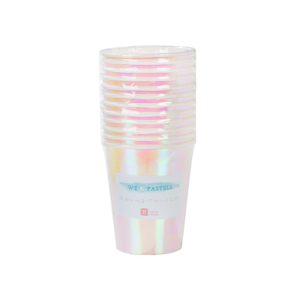 We <3 Pastels Iridescent Cups 12 stk