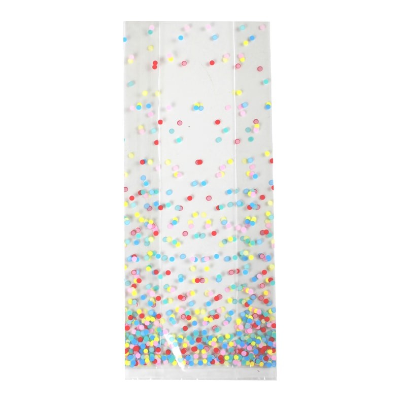 Godteposer Cellofan Dots 10 stk