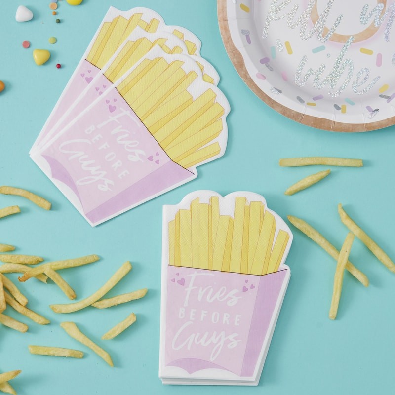 Servietter - Fries Before Guys