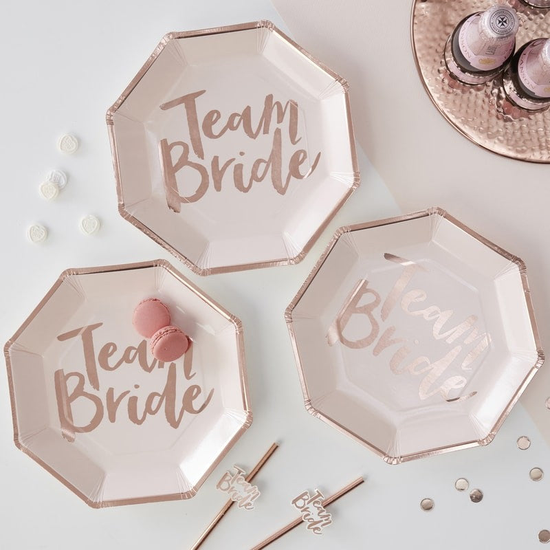 Team Bride Tallerken 8 stk.
