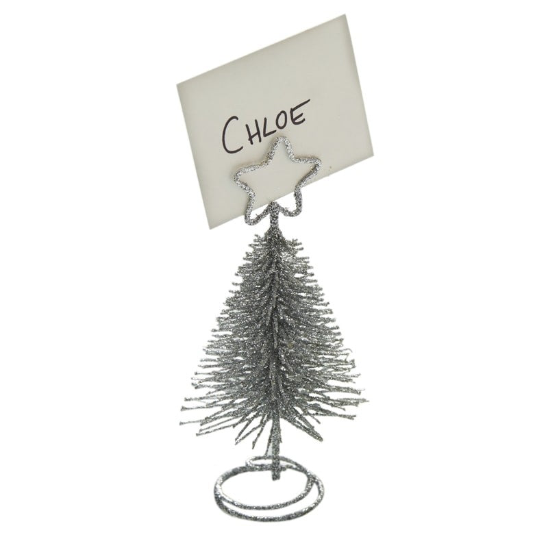Place Card Holders - Tree - Silver